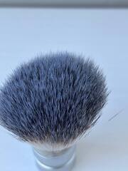 Помазок для бритья синтетика металлическая ручка