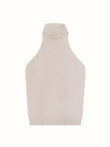 Топ с горлом Крем