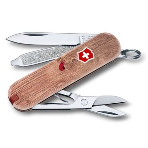 Нож перочинный Victorinox Classic LE2017 (0.6223.L1706) Woodworm 58мм 7функций дерево