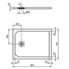 Душевой поддон 90х70 см Ideal Standard Ultraflat S K8190FT