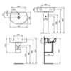 Раковина подвесная 55х38 см Ideal Standard Connect Space E137301