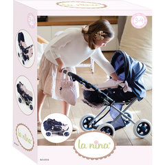 La Nina Коляска для куклы Трансформер 3 в 1 серия Шарлотта, 56 см. (65024)