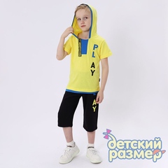 Костюм (капри из футера)
