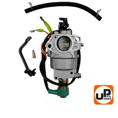 Карбюратор UNITED PARTS 188F/190F, GX390 с эл.-маг. клапаном и рычагом
