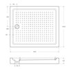 Cezares TRAY-A-AH-15-W TRAY-A-AH-140/90-15-W АКРИЛОВЫЙ ПОДДОН