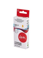 Струйный картридж Sakura 2936B004 (521 Y) для Canon PIXMA MP540, 550, 560, 620, 630, 640, 980, 990; MX860, 870; iP3600, 4600, 4700, водорастворимый тип чернил, желтый, 8,4 мл., 530 к.