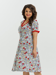 4549 Халат на пуговицах