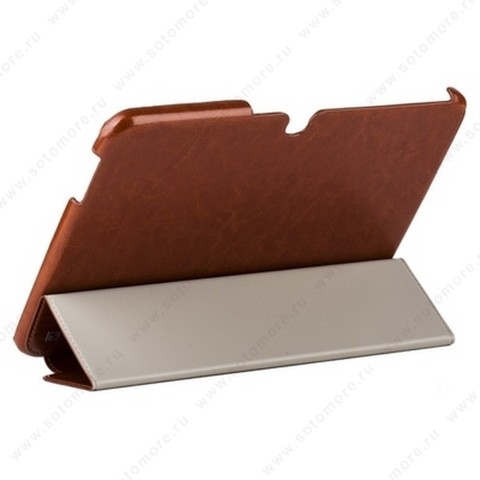 Чехол-книжка HOCO для Samsung Galaxy Tab 3 10.1 P5200/ P5210 - HOCO Crystal series Leather Case Brown