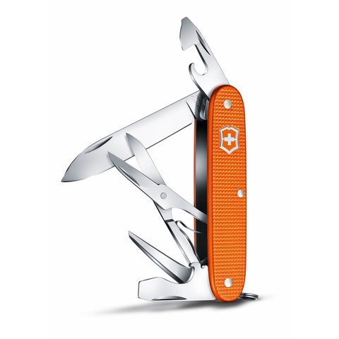 Нож складной Victorinox Pioneer X Alox LE 2021, 93 mm, Tiger Orange (0.8231.L21)