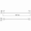 WasserKRAFT Lippe K-6530 Держатель полотенец одинарный