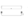 Gessi Goccia Полотенцедержатель 60см, цвет: хром 38103#031