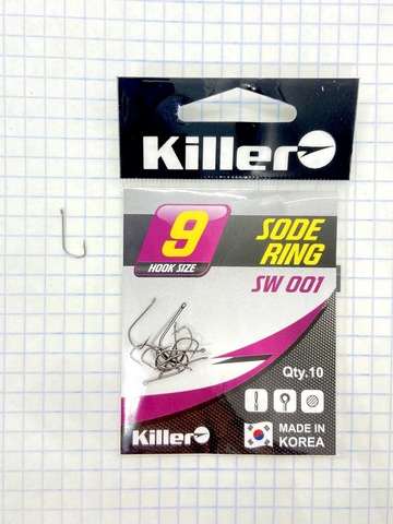 Крючок KILLER SODE-RING № 9 продажа от 10 шт.