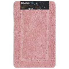 Коврик для ванной, 0.5х0.8 м, ПЭ, роз, Альпака, PU010242