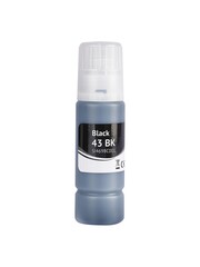 Струйный картридж Sakura 4698C001 (43 BK) для Canon PIXMA G540, G640, водорастворимый тип чернил, черный, 60 мл., 3800 к.