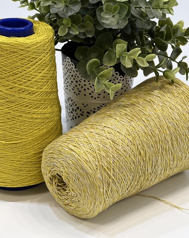 Хлопок 80% с льном 20% Sesia PAROS 620 банановый мулине