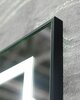 BelBagno SPC-KRAFT-1200-800-LED-TCH-WARM Зеркало в алюминиевой раме со встроенным светильником, сенсорным выключателем и подогревом, SPC-KRAFT-1200-800-LED-TCH-WARM, 1200x32x800 мм