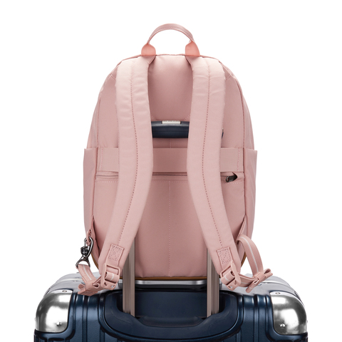Картинка рюкзак городской Pacsafe GO 15 розовый - 6