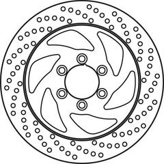 Диск тормозной задний VS