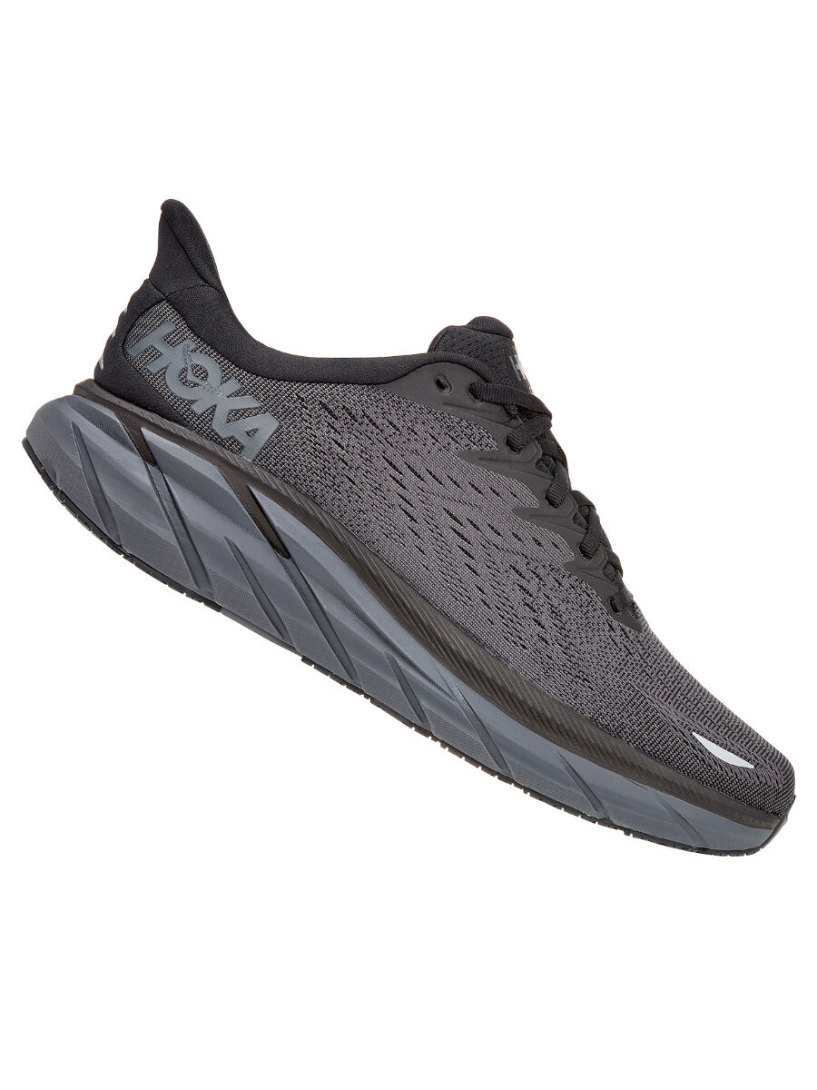 hoka mens clifton 8 black