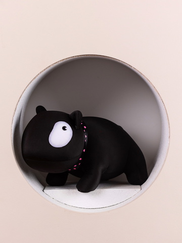 Мягкая игрушка-подушка Gekoko «Черный Бим Белый Глаз» 1