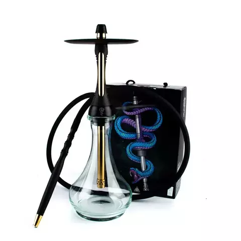 Wasserpfeife ALPHA HOOKAH - S Schwarz Matt