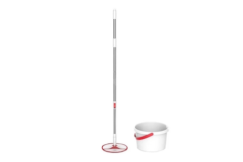 Комплект для уборки Xiaomi Yijie Rotary Mop Set Red  Белый