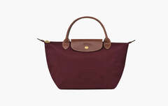 Longchamp Le Pliage Original Recycled Canvas M Handbag "Burgundy"