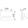 Am.Pm IS450A38.901700 Инсталляция с клав Touchless Pro стекло черн с подвесным унитазом Gem FlashClean с с