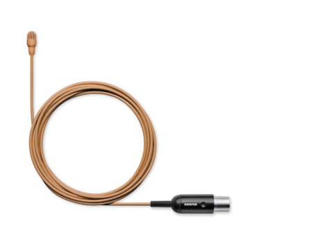 SHURE TL46C/O-MTQG Петличный всенаправленный мирофон TwinPlex, естественная передача звука, высокая чувствительность, кабель 1.6