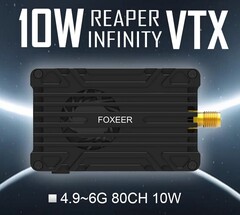 Видеопередатчик FPV Foxeer 5.8G (4.9G-6G) Reaper Infinity VTX 10 Вт 80CH