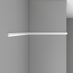 Молдинг гладкий Decomaster 97012F гибкий 25х12х2400мм