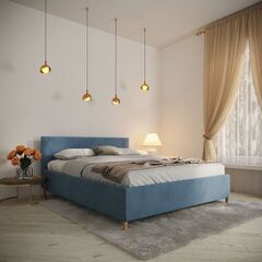 Мягкая кровать с подъемным механизмом Изи, 160х200