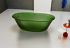 Abber AT9707Emerald прозрачная ванна из полиэфирной смолы 170x75x55