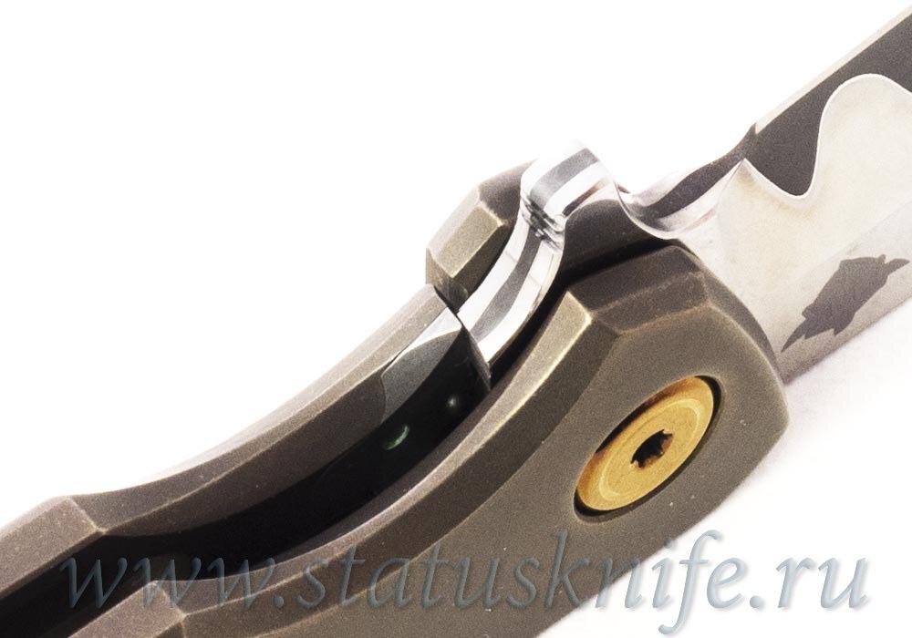 Нож TFK Stone Project M Laminate Mammoth Titanium Bronze