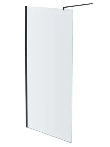 Aquatek AQ WIW 12020GM AQ WIW 12020GM Душевая перегородка Walk in с держателем 1200x2000 профиль оружейная сталь, стекло прозрачное