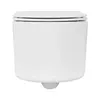 Aquatek SET Aquatek МИЯ-020 4в1 SET Aquatek МИЯ 4в1 (рама Aquatek Standard INS-0000012+ кркпеж KKI-0000002+клавиша KDI-0000020+унитаз МИЯ AQ2004-00 с тонким сиденьем soft-close