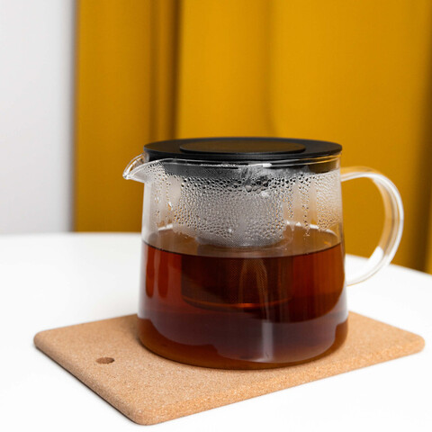 Чайник стеклянный TEKANNA Объем: 1,5 л.