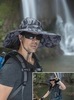 Картинка шляпа Skully Wear extra wide Brim grey camo - 16