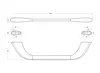 Cezares LINER-TH02-GM LINER-TH02-GM Полотенцедержатель, исполнение оружейная сталь