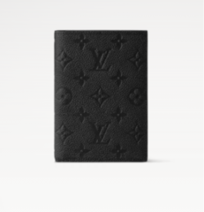 Обложка для паспорта Louis Vuitton Monogram Empreinte черный