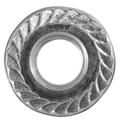 ЗУБР DIN 6923, кл. пр. 6, M6, цинк, 5 кг, гайка с фланцем (303630-06)