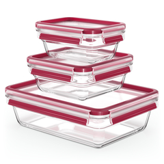 Набор контейнеров Tefal Masterseal Glass 3 предмета N1050210