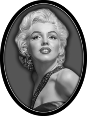 Вертикальные портреты овальной формы на стеклокерамике