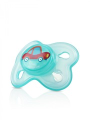 Соска-пустышка силиконовая  6-18 м (стандарт)