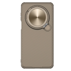 Чехол золотистого цвета с поддержкой MagSafe от Nillkin на Huawei Mate 70 Pro и 70 Pro+ с металлической откидной крышкой, серия CamShield Prop Magnetic Case