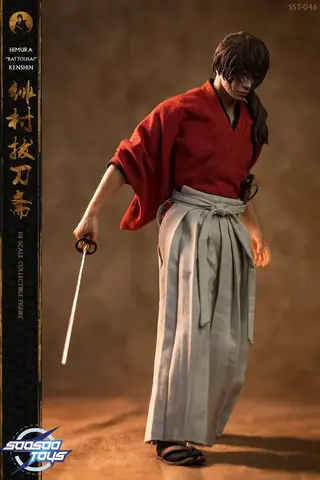 Фигурка Химура Кэнсин масштаб 1/6 Аниме-сериал Rurouni Kenshin SooSooToys