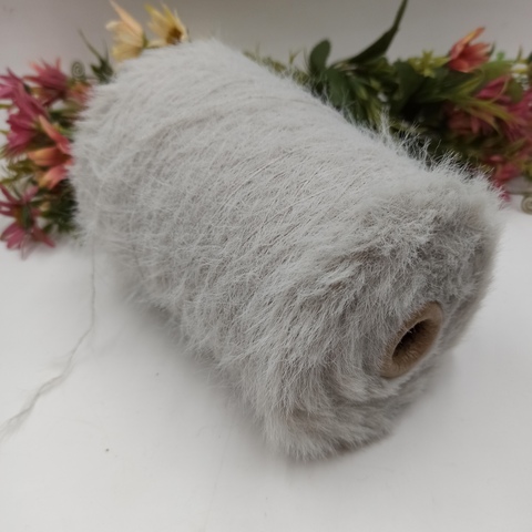 Лебяжий пух Китай 100% нейлон 700м/100гр Серый