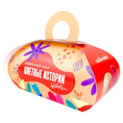 CAFE MIMI  Подарочный набор ЦВЕТНЫЕ ИСТОРИИ (шар + мыло) 200г