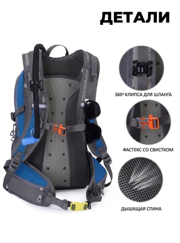 Картинка рюкзак велосипедный Nevo Rhino 9115-NW Light Blue - 3