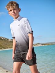 Рашгард для мальчика Next E65-681, Черный, Белый